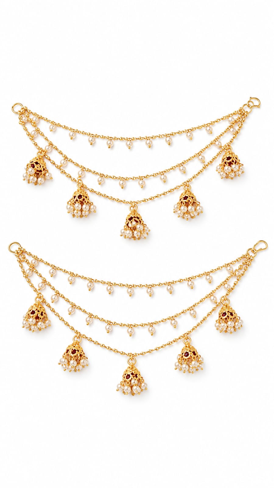 Bridal Jhumka Hair Chain